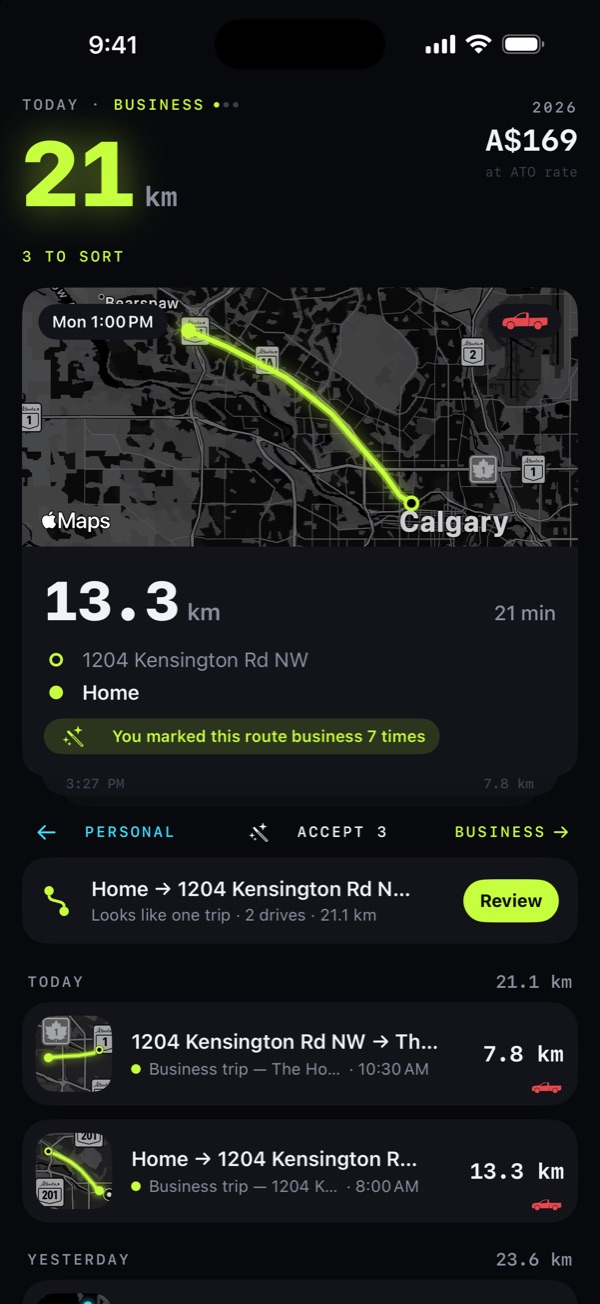 The logbook that keeps itself