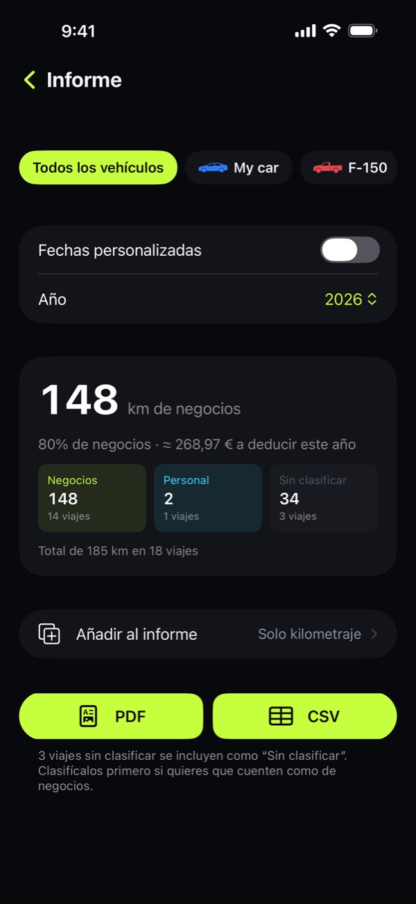 Informes en un toque